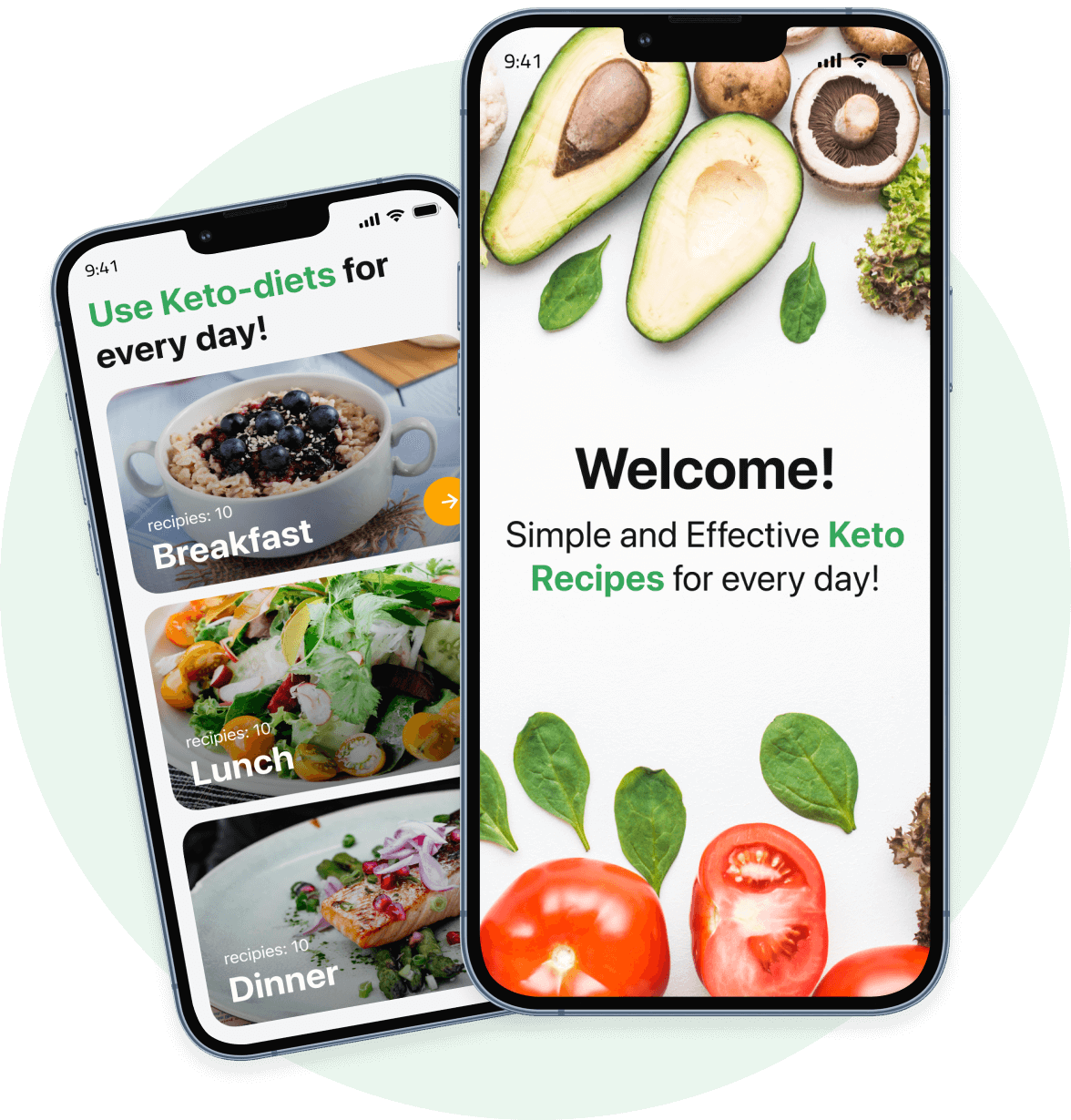 Keto Recipes App